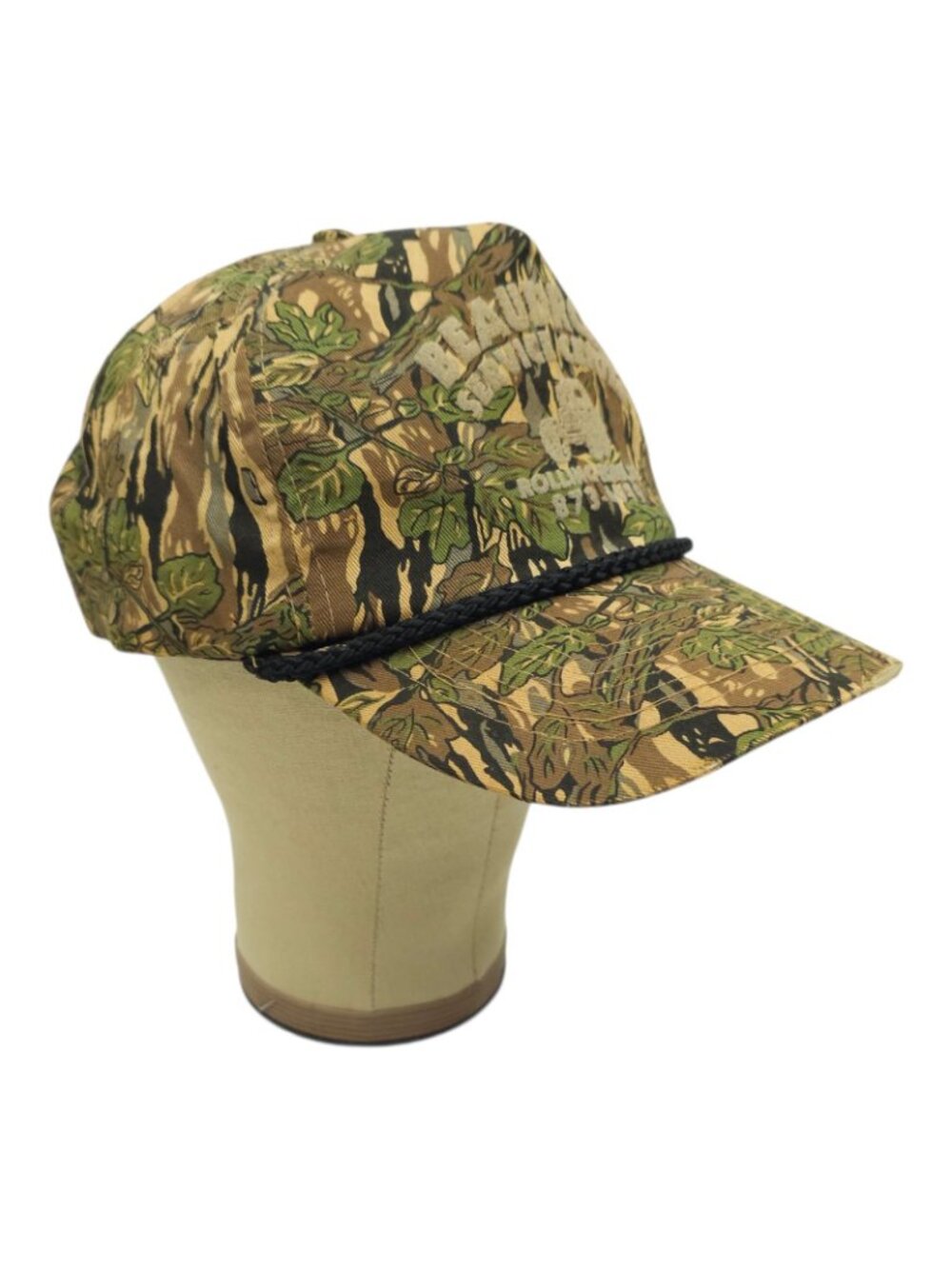 Beaudrons Service Center Camo Trucker Snapback  Rope Cap Hat Rolling Fork MS Vin - Picture 3 of 13